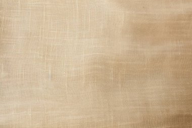 Eski sarı tuval kumaş dokusunun işlenmiş kolajı. Pankart, arkaplan veya 3B haritalama için doku