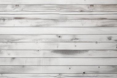 Eski beyaz ahşap duvar dokusunun işlenmiş kolajı. Pankart, arkaplan veya 3B haritalama için doku