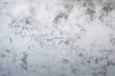 Gri çatlamış duvar dokusunun işlenmiş kolajı. Pankart, arkaplan veya 3B haritalama için doku