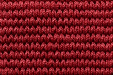 İşlenmiş örgü örgüleri, pamuk iplik dokusu kolajı. Pankart, arkaplan veya 3B haritalama için doku