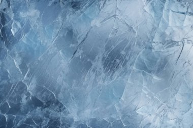 Kalın buz dokusundan oluşan işlenmiş kolaj. Pankart, arkaplan veya 3B haritalama için doku