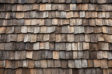 Kırsal ahır çatı kiremitleri yüzey dokusunun işlenmiş kolajı. Pankart, arkaplan veya 3B haritalama için doku