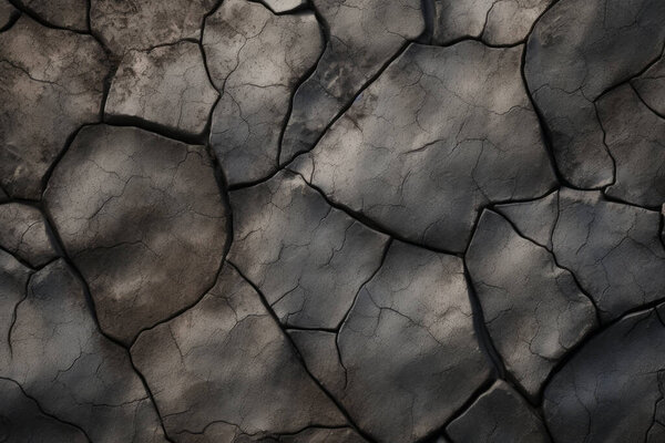 Обработанный коллаж текстуры серых молотых камней. Фон для баннера, фона или текстуры для 3D отображения