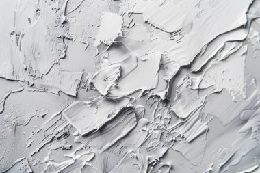 Düz yüzeydeki birçok akrilik yağlı boya lekelerinin fotoğrafı. Arkaplan veya haritalama için arkaplan dokusu