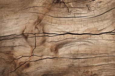 Eskimiş kahverengi ahşap malzeme dokusunun işlenmiş kolajı. Pankart, arkaplan veya 3B haritalama için doku