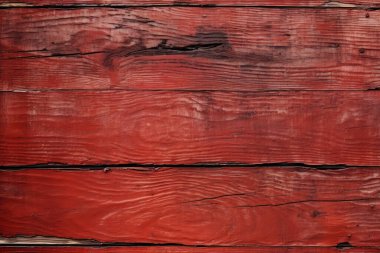 Kırsal boyalı, kırmızı ahşap dokuların işlenmiş kolajı. Pankart, arkaplan veya 3B haritalama için doku