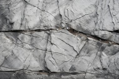 Gri kayalık kaya yüzey dokusunun işlenmiş kolajı. Pankart, arkaplan veya 3B haritalama için doku