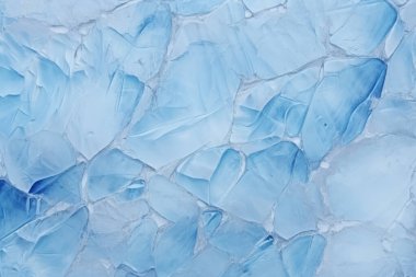 Kalın buz dokusundan oluşan işlenmiş kolaj. Pankart, arkaplan veya 3B haritalama için doku