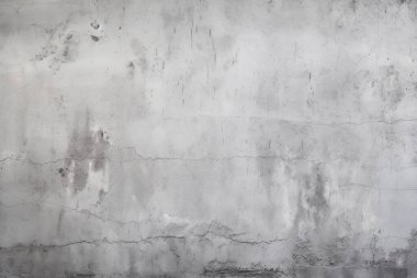 Gri çatlamış duvar dokusunun işlenmiş kolajı. Pankart, arkaplan veya 3B haritalama için doku