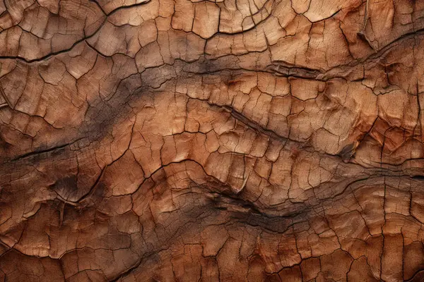 Ağaç kabuğu gövdesi dokusunun işlenmiş kolajı. Pankart, arkaplan veya 3B haritalama için doku