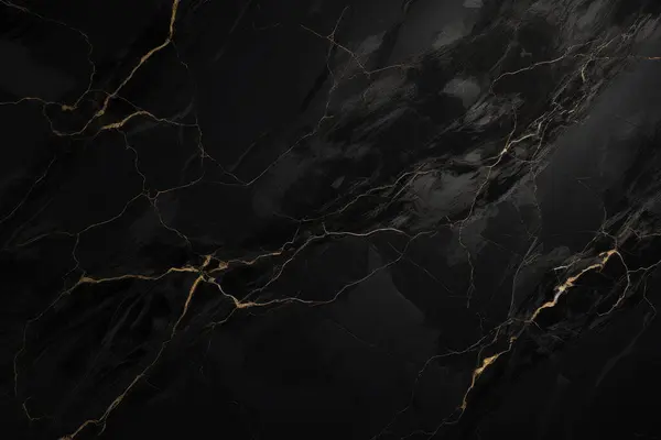 Siyah mermer desenli lüks kolaj. Pankart, arkaplan veya 3B haritalama için doku