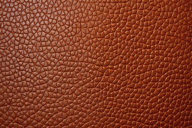 Kahverengi deri yüzey dokusundan işlenmiş kolaj. Pankart, arkaplan veya 3B haritalama için doku