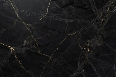 Siyah mermer desenli lüks kolaj. Pankart, arkaplan veya 3B haritalama için doku