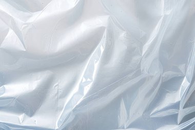 Şeffaf selofan plastik folyo dokusunun işlenmiş kolajı. Pankart, arkaplan veya 3B haritalama için doku