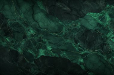 İşlenmiş kolaj, koyu yeşil parlak mermer dokular. Pankart, arkaplan veya 3B haritalama için doku