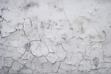 Çatlak yüzey dokusunun işlenmiş kolajı. Pankart, arkaplan veya 3B haritalama için doku