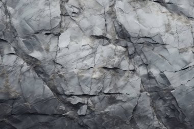 Gri kayalık kaya yüzey dokusunun işlenmiş kolajı. Pankart, arkaplan veya 3B haritalama için doku