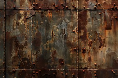 Siyah ve turuncu metal duvarların fotoğrafı. Arkaplan veya haritalama için arkaplan dokusu