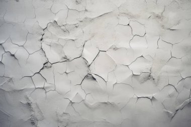 Çatlak yüzey dokusunun işlenmiş kolajı. Pankart, arkaplan veya 3B haritalama için doku