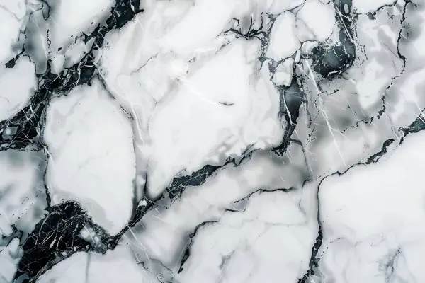 Siyah ve beyaz mutfak mermeri desenli, damarları yakın. Arkaplan veya haritalama için arkaplan dokusu