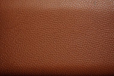Kahverengi deri yüzey dokusundan işlenmiş kolaj. Pankart, arkaplan veya 3B haritalama için doku