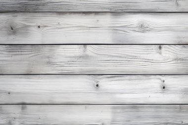 Eski beyaz ahşap duvar dokusunun işlenmiş kolajı. Pankart, arkaplan veya 3B haritalama için doku