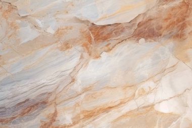 Lüks kahverengi ve beyaz mermer dokusunun işlenmiş kolajı. Pankart, arkaplan veya 3B haritalama için doku