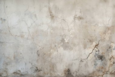 Görünür çatlak dokusuna sahip eski bir duvar kolajı. Pankart, arkaplan veya 3B haritalama için doku