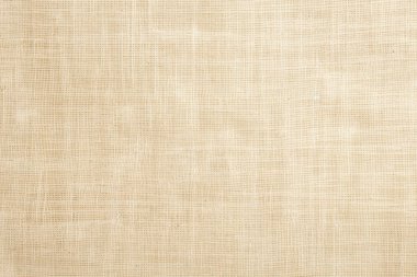 Eski sarı tuval kumaş dokusunun işlenmiş kolajı. Pankart, arkaplan veya 3B haritalama için doku