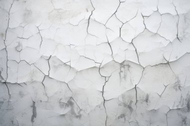 Çatlak yüzey dokusunun işlenmiş kolajı. Pankart, arkaplan veya 3B haritalama için doku