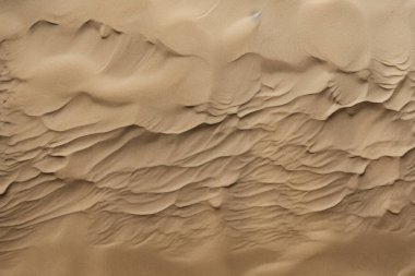 Çöl kumlarının işlenmiş kolajı yüzey dokusu. Pankart, arkaplan veya 3B haritalama için doku