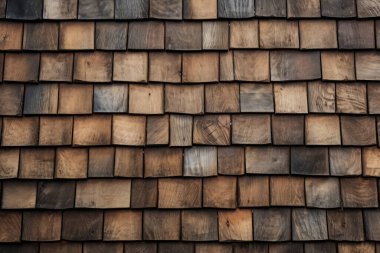 Kırsal ahır çatı kiremitleri yüzey dokusunun işlenmiş kolajı. Pankart, arkaplan veya 3B haritalama için doku