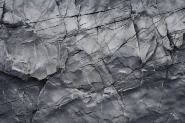 Gri kayalık kaya yüzey dokusunun işlenmiş kolajı. Pankart, arkaplan veya 3B haritalama için doku