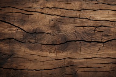 Eskimiş kahverengi ahşap malzeme dokusunun işlenmiş kolajı. Pankart, arkaplan veya 3B haritalama için doku