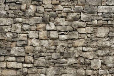 Antik taş işçiliği yüzey dokusunun işlenmiş kolajı. Pankart, arkaplan veya 3B haritalama için doku