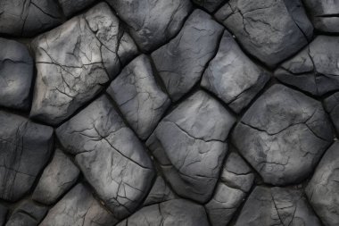 Kuru gri zemin taşı dokusunun işlenmiş kolajı. Pankart, arkaplan veya 3B haritalama için doku