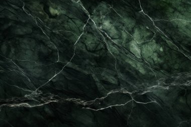 İşlenmiş kolaj, koyu yeşil parlak mermer dokular. Pankart, arkaplan veya 3B haritalama için doku