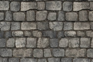 Eski sokak asfalt yüzey dokusunun işlenmiş kolajı. Pankart, arkaplan veya 3B haritalama için doku