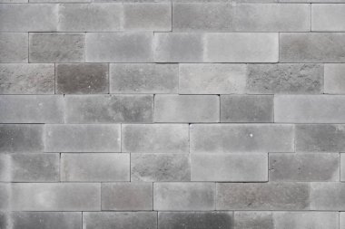 İşlenmiş gri beton brock duvar yüzey dokusu kolajı. Pankart, arkaplan veya 3B haritalama için doku
