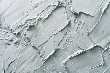 Düz yüzeydeki birçok akrilik yağlı boya lekelerinin fotoğrafı. Arkaplan veya haritalama için arkaplan dokusu