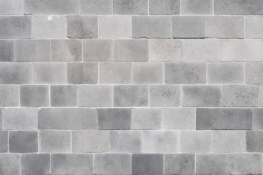 İşlenmiş gri beton brock duvar yüzey dokusu kolajı. Pankart, arkaplan veya 3B haritalama için doku