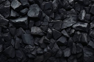 Endüstriyel bezelye kömürü yüzey dokusunun işlenmiş kolajı. Pankart, arkaplan veya 3B haritalama için doku