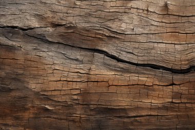 Eskimiş kahverengi ahşap malzeme dokusunun işlenmiş kolajı. Pankart, arkaplan veya 3B haritalama için doku