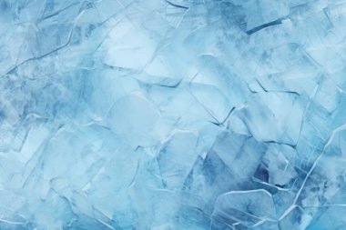 Kalın buz dokusundan oluşan işlenmiş kolaj. Pankart, arkaplan veya 3B haritalama için doku