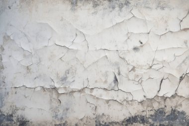 Çatlak yüzey dokusunun işlenmiş kolajı. Pankart, arkaplan veya 3B haritalama için doku