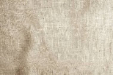 Eski sarı tuval kumaş dokusunun işlenmiş kolajı. Pankart, arkaplan veya 3B haritalama için doku