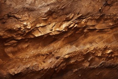 Turuncu kanyon toprak malzeme dokusunun işlenmiş kolajı. Pankart, arkaplan veya 3B haritalama için doku