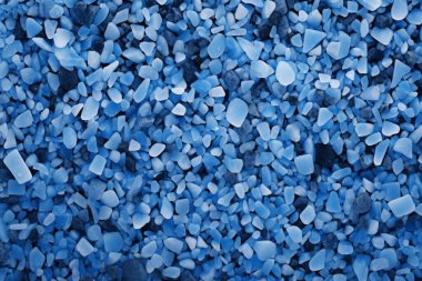 Lacivert terrazzo yüzey dokusunun işlenmiş kolajı. Pankart, arkaplan veya 3B haritalama için doku