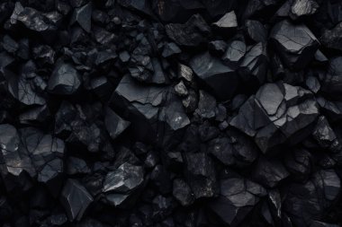 Endüstriyel bezelye kömürü yüzey dokusunun işlenmiş kolajı. Pankart, arkaplan veya 3B haritalama için doku