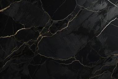 Siyah mermer desenli lüks kolaj. Pankart, arkaplan veya 3B haritalama için doku